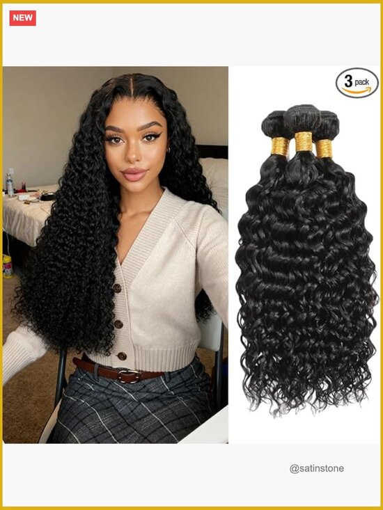 70g Water Wave Human Hair Bundles 16 18 20 Inch Brazilian Virgin Hair 3 Bundles